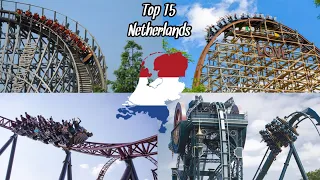 Top 15 Roller Coasters in the NETHERLANDS (2023)