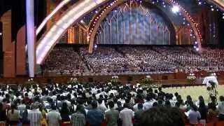 Iglesia Ni Cristo Centennial Celebration in Philippine Arena "Kumilala ang Lahat sa Diyos" rehearsal