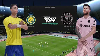 Al Nassr FC VS Inter Miami FC | PES 2021 Efootball 2024 Bitbox Patch Galaxy Edition | PS4™ (HD)