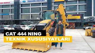 Cat 444 ning texnik xususiyatlari