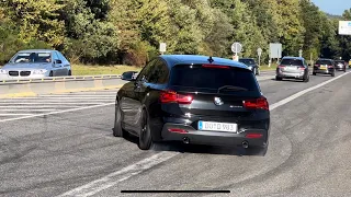 Crazy Drivers Cars Leaving Tankstelle 01/10/2023 Nürburgring - Drift, Wheeling, Acceleration