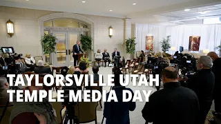 Taylorsville Utah Temple Media Day