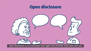 Aged Care Quality and Safety Commission - What is open disclosure?