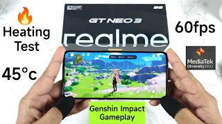 Realme GT Neo 3 Genshin Impact Gameplay Review in Dimensity 8100 💪😱