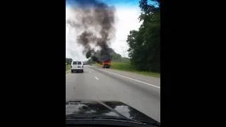 Chevy Silverado on FIRE!