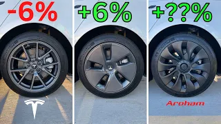 Testing the Best Tesla Model 3 Wheel Covers