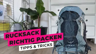 Tipps & Tricks | Rucksack richtig packen