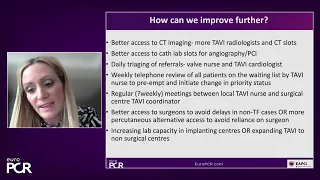 Learnings from an optimised TAVI patient's journey - EuroPCR 2022