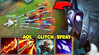 KINDRED, BUT MY BUILD IS A LITERAL GLITCH! (EVERY Q SHOOTS 6 AUTO ATTACKS)