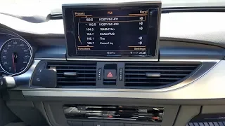 How to Remove Display Monitor from Audi A6 2012 for Repair.