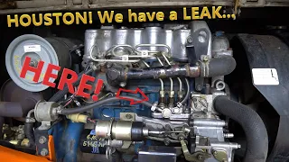 Fixing INJECTION PUMP LEAKAGE in a small 3 cylinder diesel engine