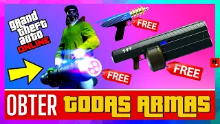 GTA V ONLINE: COMO OBTER TODAS AS ARMAS DE GRAÇA *FÁCIL*