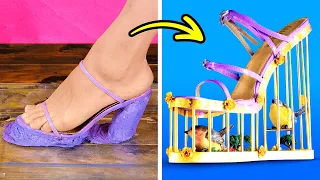 HOW TO UPGRADE OLD DAMAGED SHOES INTO STYLISH PAIRS || Shoe making, Shoe upgrade and repair