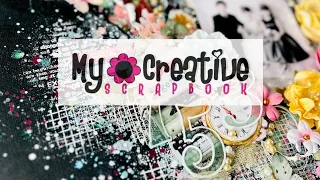 753 - Scrapbooking process video - My Creative Scrapbook - Feb. Limited Edition Kit