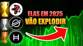 🚨TOP 3 CRIPTOMOEDAS PROMISSORAS QUE VÃO EXPLODIR EM 2024 E 2025