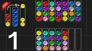 Ball Sort Puzzle - Color Game All Levels (1-25) Solutions