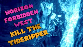Horizon Forbidden West - Kill the Tideripper Boss Fight - POSEIDON Stage [Captured on PS5 60FPS]