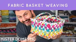 How to Make a Woven Fabric Basket with Mx Domestic