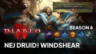 Nejlepší Druid Build! Windshear! Season 4 | Diablo IV #diablo #diablo4