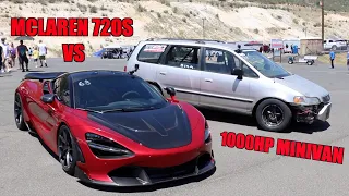 Can Our MINIVAN Keep Up With a McLaren 720S?