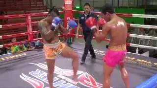 Kunchan (Tiger Muay Thai) vs Ninphet (Phuket Thai Fight) 17/9/16