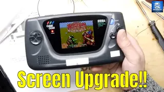 Game Gear Screen Upgrade