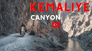 The Incredible Kemaliye Kanyon Tunnel Road Turkey Ep. 34 | Motorcycle Tour Germany to Pakistan