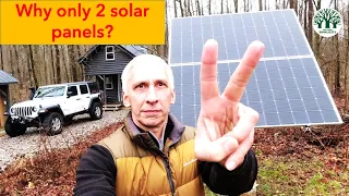 Why only 2 solar panels?