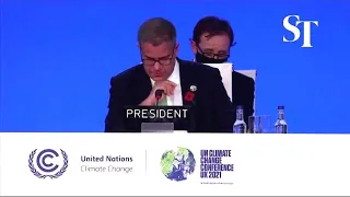 COP26: 'I am deeply sorry' - leader of climate change talks