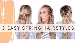 3 Easy Spring Hairstyles for 2020 | Hair Tutorial