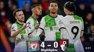 Jota, Nunez both net two as Reds go five clear at the top! | B'mouth 0-4 Liverpool | EPL Highlights