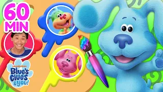 Blue Plays Guess the Missing Colors w/ Josh & Magenta! | 60 Minute Compilation | Blue’s Clues & You!