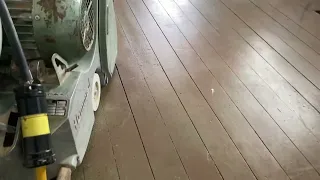 100 year old farmhouse floor restoration.