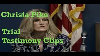 🐞Christa Pike Trial Testimony Clips -  (real audio with photos)