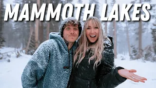 48 Hours in Mammoth Lakes (snow in California?)