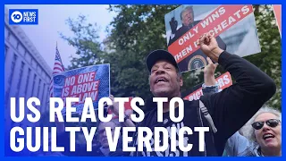 US Citizens React To Donald Trump Guilty Verdict | 10 News First