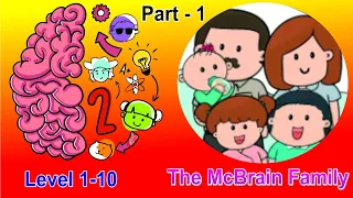 Brain Test : Tricky Stories The McBrain Family Level 1-10, Part-1