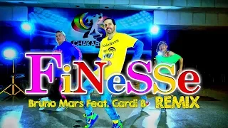 FINESSE (Remix) - Bruno Mars ft Cardi B Dance | Chakaboom Fitness l Choreography not Zumba