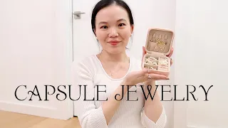 TRAVEL JEWELRY CAPSULE COLLECTION | Gold, silver, pearl jewelry favs, trendy jewelry, travel tips