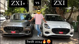 Maruti Suzuki Swift 2024 ZXI Plus VS ZXI | Detailed Comparison between Price & Features !!