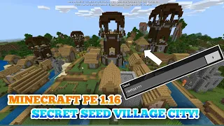 minecraft pe 1.16 seed secret - mcpe 1.16 seed village city and seed pillage!