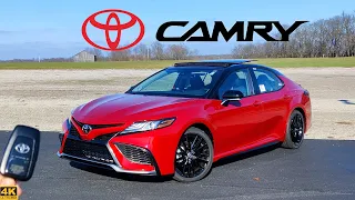 2021 Toyota Camry XSE // This LOADED Camry is RED HOT! (and refreshed for 2021!)