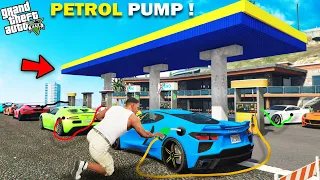 GTA 5 : Franklin Opening & Upgrading His Petrol Pump Near His House GTA 5 !