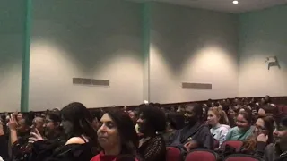 Crowd goes crazy during Talent Show