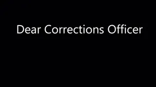Tribute to Correction Officers - National Correction Officers Week May 3-9, 2020