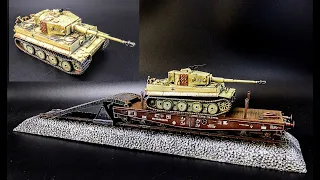 Schwere Plattformwagen Type Ssyms 80 & PzKpfw  VI Ausf  E Sd Kfz 181  Tiger I 1/72 HobbyBoss 82934