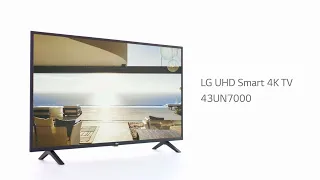 LG UHD Smart 4K TV - 43UN7000