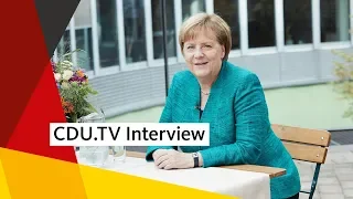 Angela Merkel im CDU.TV-Interview