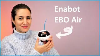 Enabot EBO Air - Kleiner Roboter für Katze & Mensch mit Überwachungskamera mit 2 Wege Kommunikation