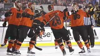 Flyers rally back for dramatic OT win against Penguins in Stadium Series